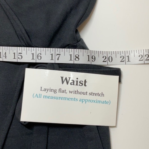 A New Day Sleeveless Faux Wrap Asymmetrical Tank Dress Cover Up Black XL - Picture 7 of 9